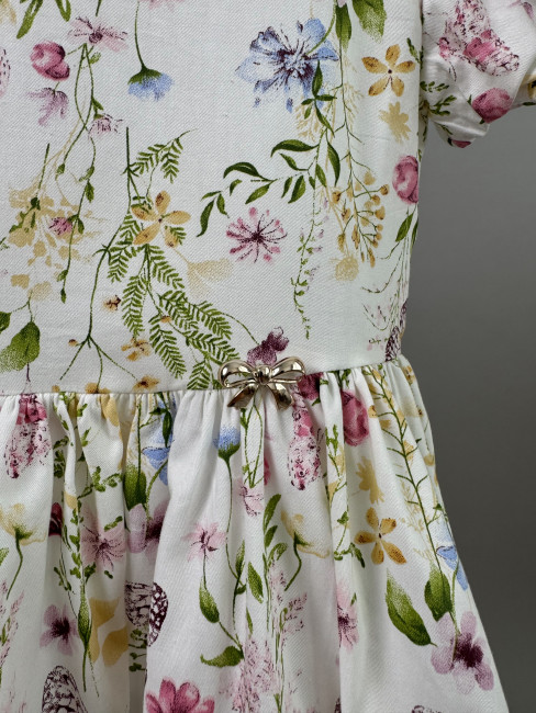 Нарядное платье для девочек, Вита с бабочками