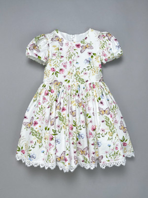 Нарядное платье для девочек, Вита с бабочками