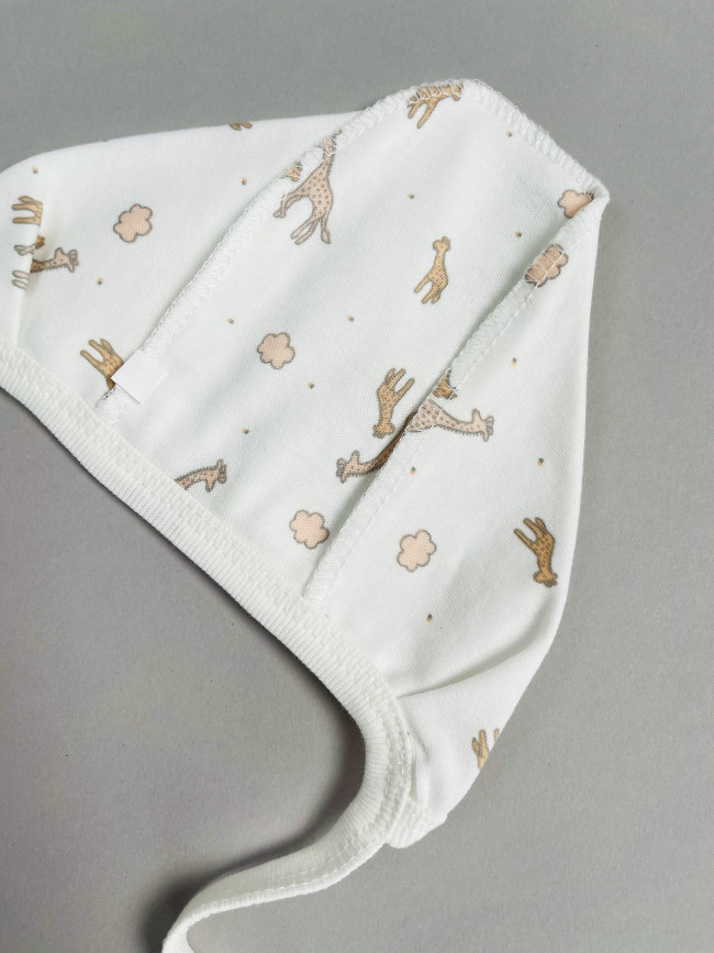 Комплект детских чепчиков, Лимпопо, Жирафенок Томка