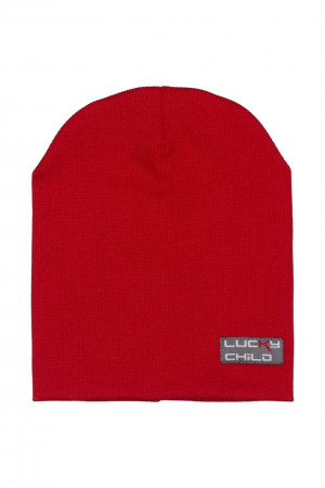 Шапка детская, красная, Больше пространства