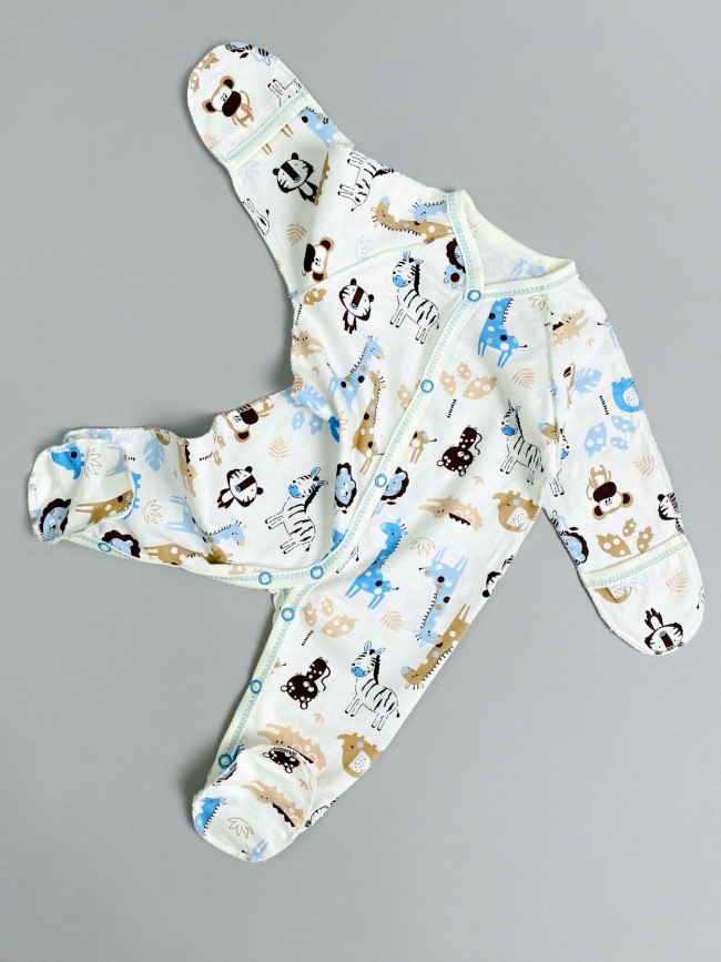 Комбинезон детский, голубой, Африка Комбинезон детский, голубой, Африка