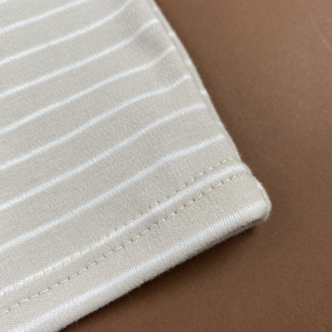 Кофточка детская, бежевая, Нежная полосочка