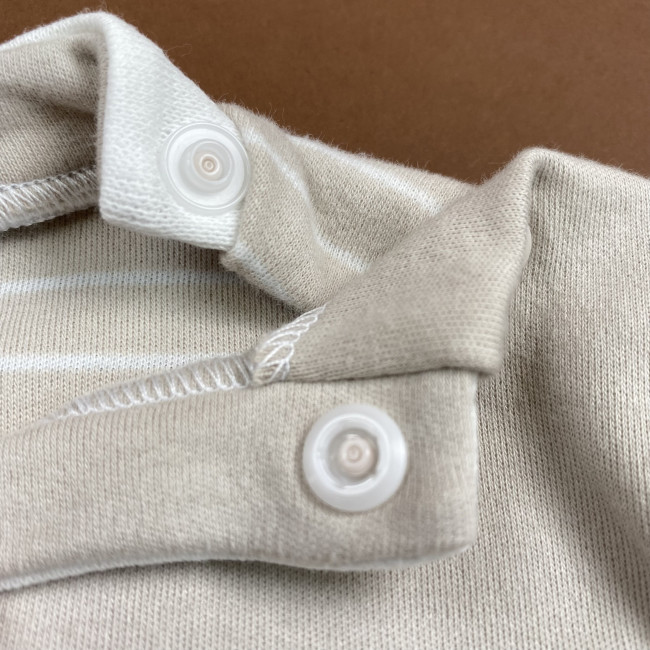 Кофточка детская, бежевая, Нежная полосочка