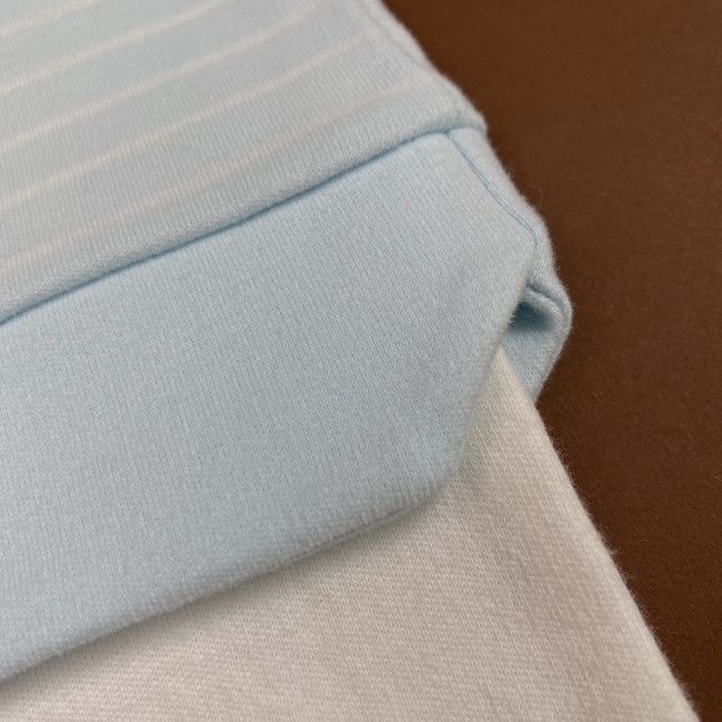 Боди детский, голубой, Нежная полосочка