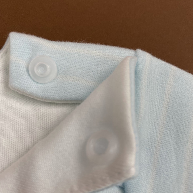 Боди детский, голубой, Нежная полосочка