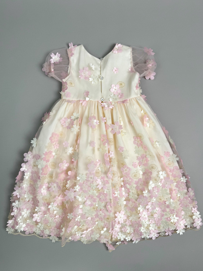 Длинное вечернее розовое платье, Фрейзии