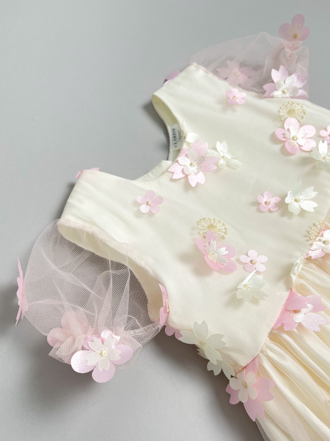 Длинное вечернее розовое платье, Фрейзии