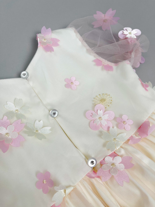 Длинное вечернее розовое платье, Фрейзии