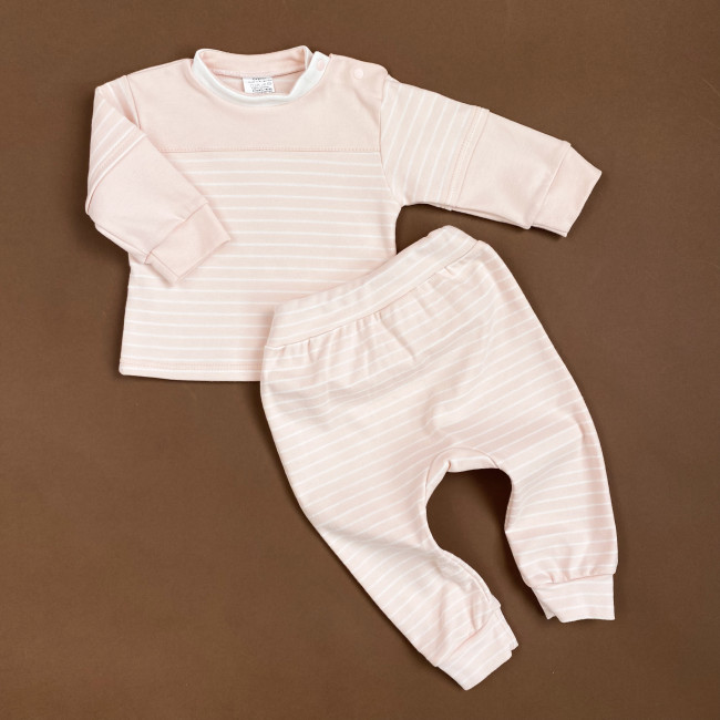 Кофточка детская, розовая, Нежная полосочка Кофточка детская, розовая, Нежная полосочка