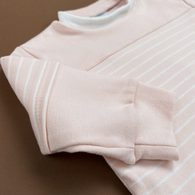 Кофточка детская, розовая, Нежная полосочка Кофточка детская, розовая, Нежная полосочка