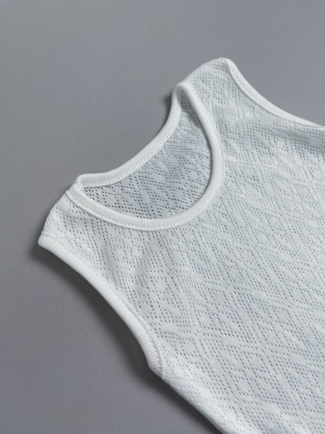 Детская боди майка, Пушинка, молочная