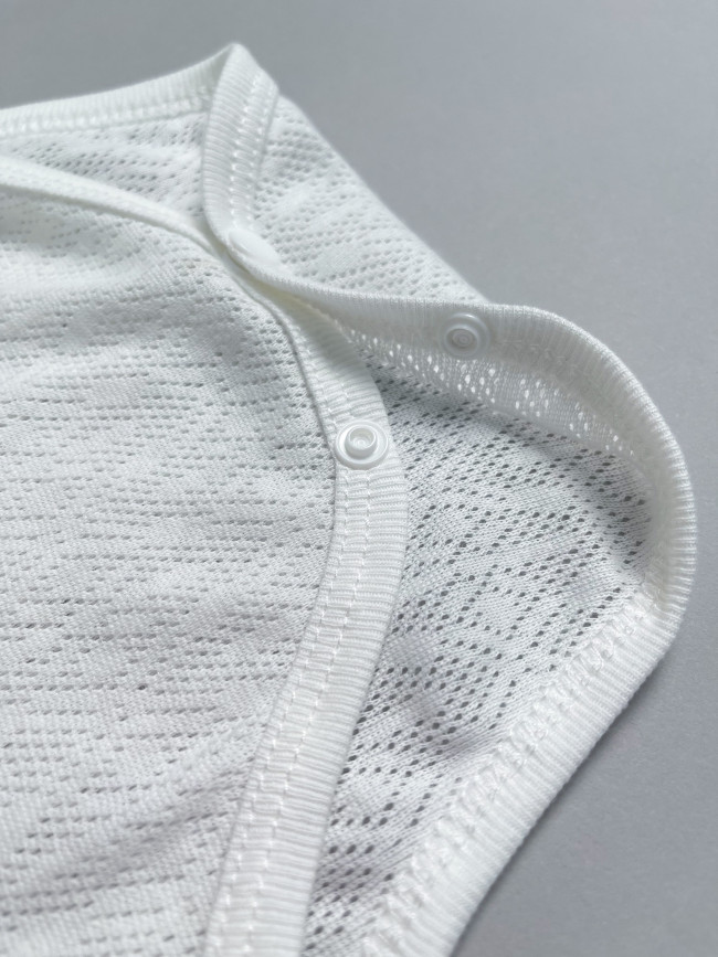 Детская боди майка, Пушинка, молочная