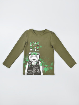 Толстовка, хаки, Мишка