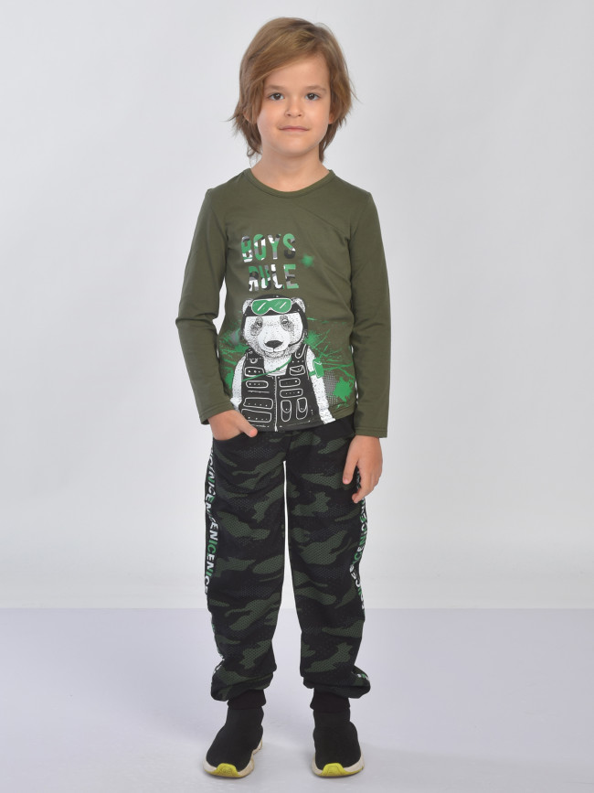 Толстовка, хаки, Мишка