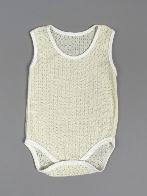 Детская боди майка, Пушинка, айвори