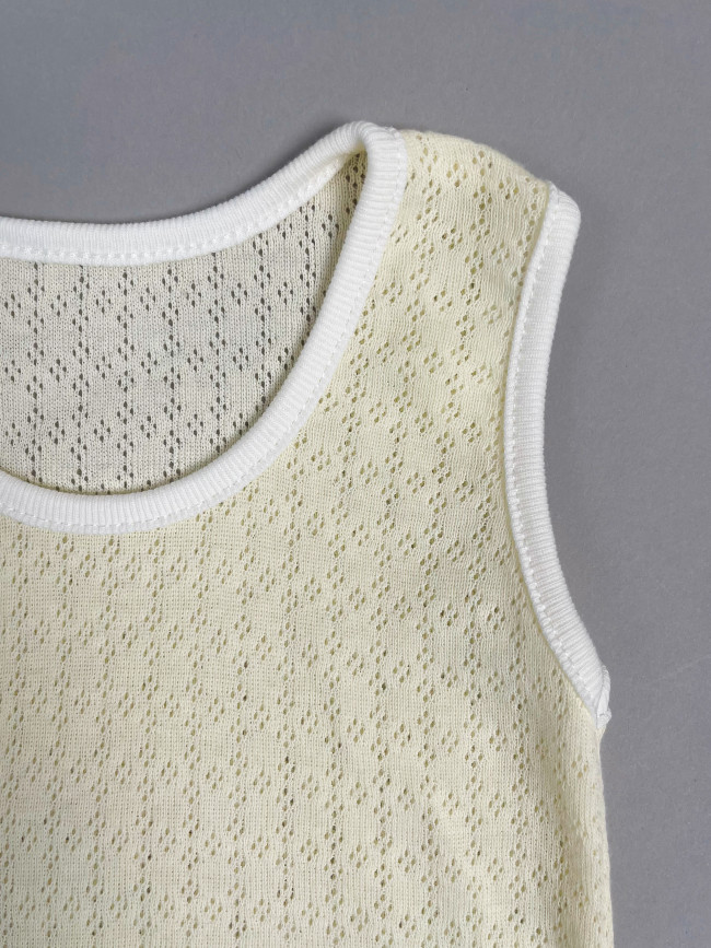 Детская боди майка, Пушинка, айвори Детская боди майка, Пушинка, айвори