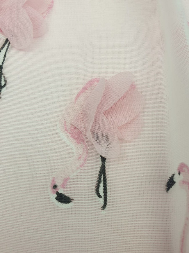 Боди-платье белое, Фламинго Боди-платье белое, Фламинго