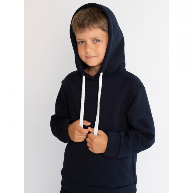 Костюм спортивный, утепленный, темно-синий