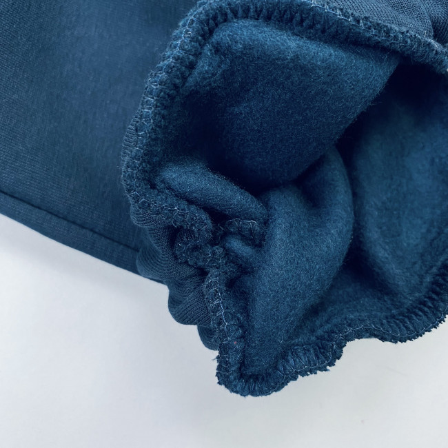 Костюм спортивный, утепленный, темно-синий