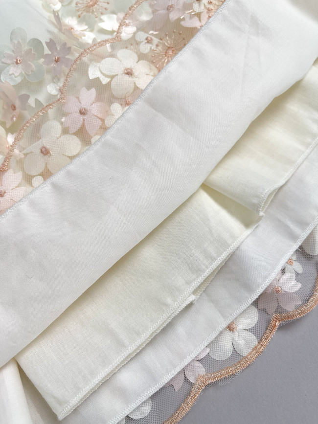 Длинное вечернее персиковое платье, Фрейзии Длинное вечернее персиковое платье, Фрейзии