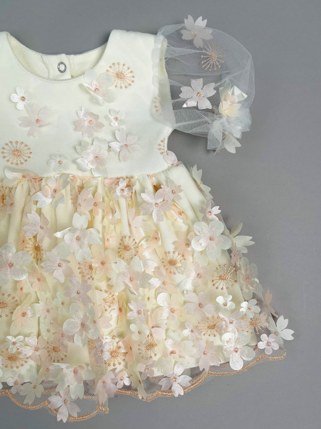 Короткое персиковое платье, Фрейзии