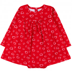 Боди-платье, Сердечки