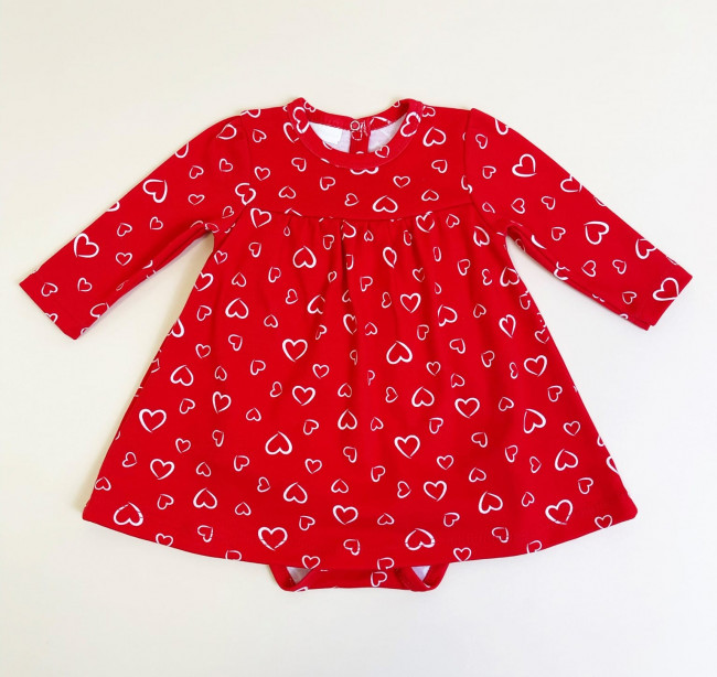 Боди-платье, Сердечки