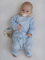 Кофточка детская, голубая, Нежная полосочка Кофточка детская, голубая, Нежная полосочка