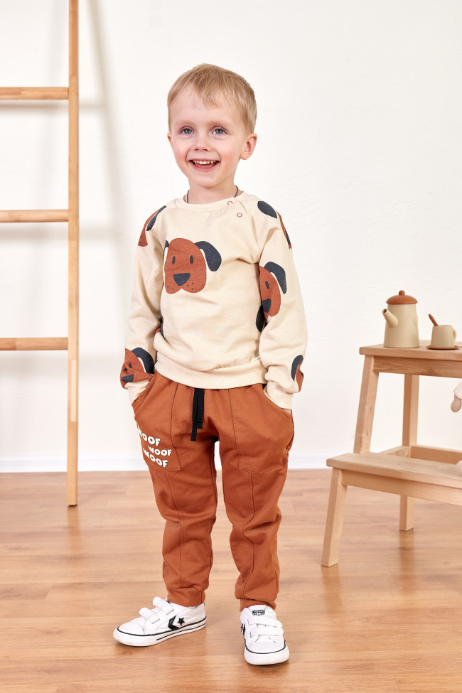 Костюм детский, бежевый, Woof Костюм детский, бежевый, Woof