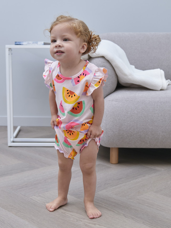 Боди детское с коротким рукавом, Маракуйя