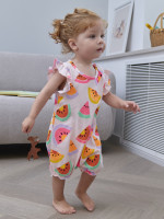 Боди детское с коротким рукавом, Маракуйя