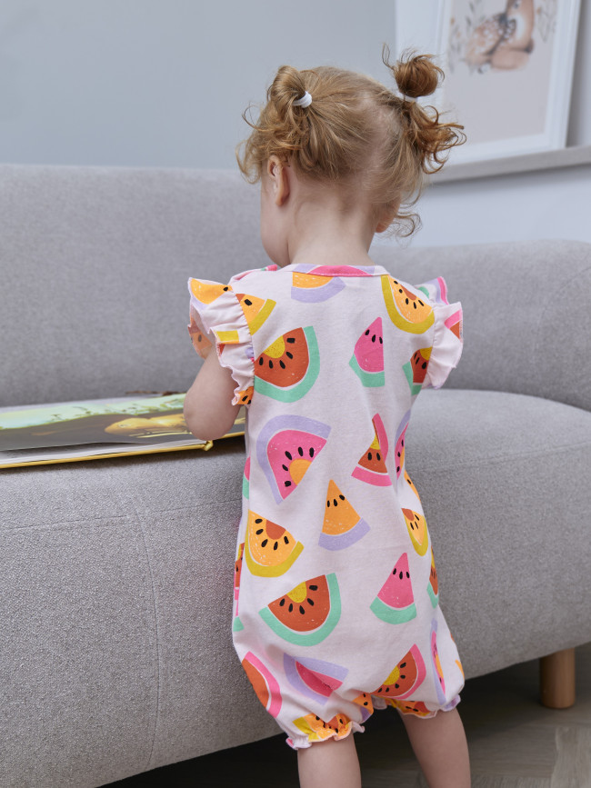 Боди детское с коротким рукавом, Маракуйя