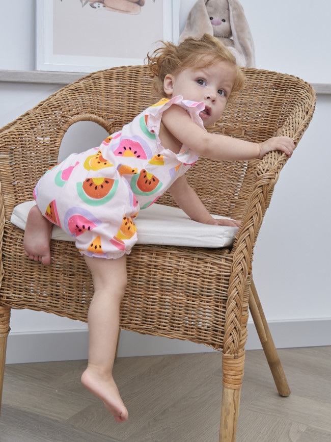 Боди детское с коротким рукавом, Маракуйя