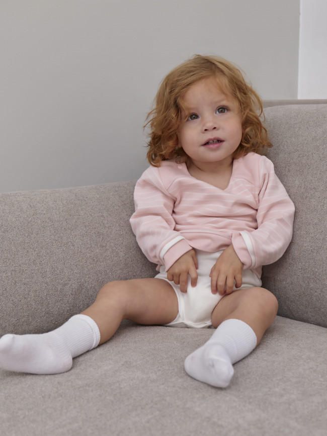 Боди детский, розовый, Нежная полосочка Боди детский, розовый, Нежная полосочка