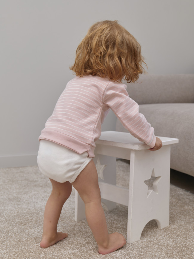 Боди детский, розовый, Нежная полосочка Боди детский, розовый, Нежная полосочка