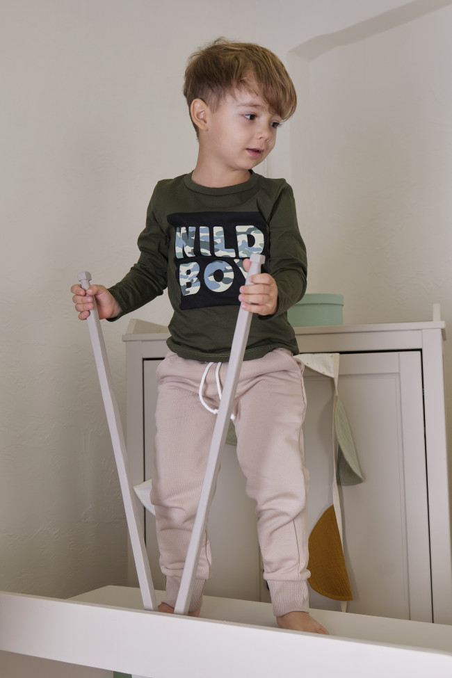 Джемпер для мальчика, хаки, Wild Boy Джемпер для мальчика, хаки, Wild Boy