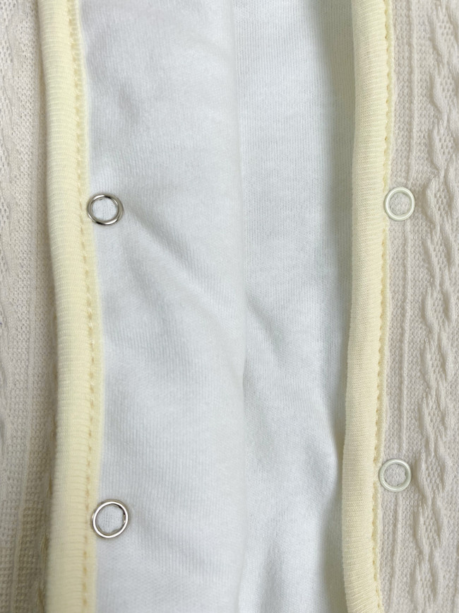 Комплект детский на синтепоне, молочный, Вязаный микс Комплект детский на синтепоне, молочный, Вязаный микс