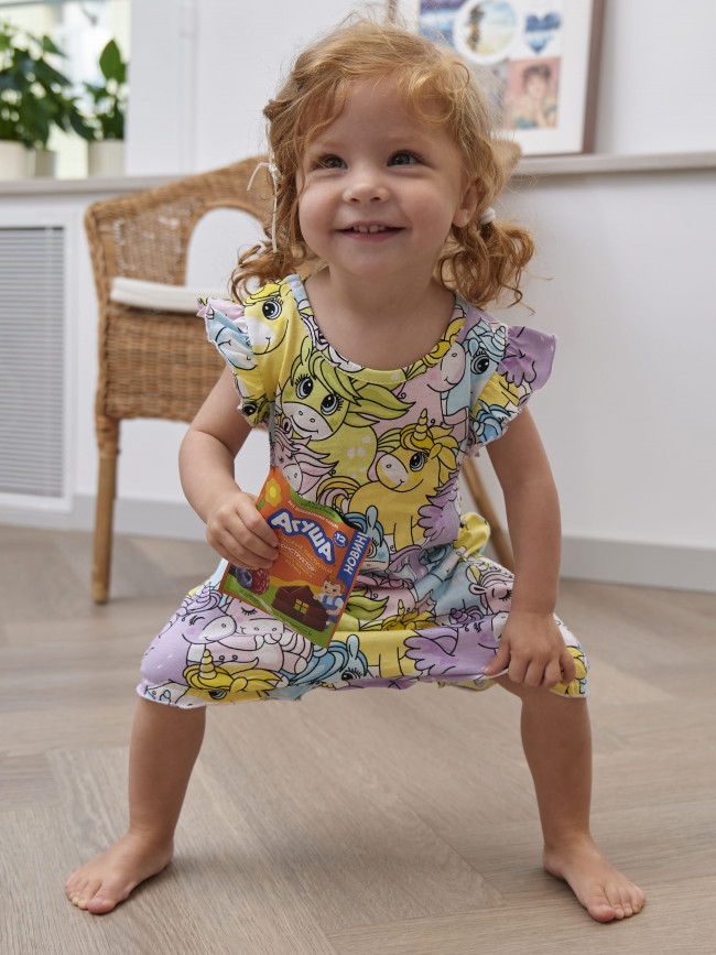 Боди детское с коротким рукавом, Волшебные единороги