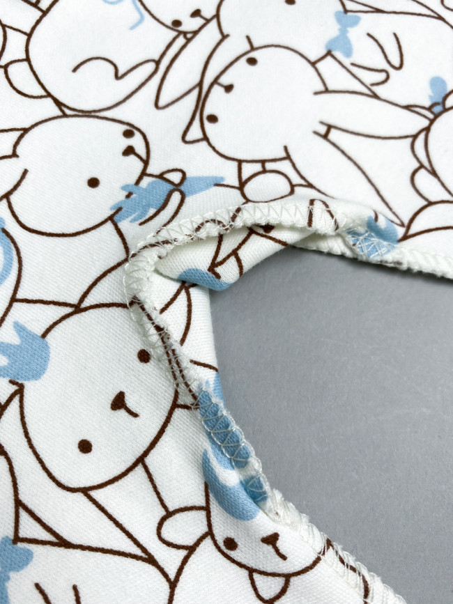 Ползунки детские, голубые, Зайчики Ползунки детские, голубые, Зайчики