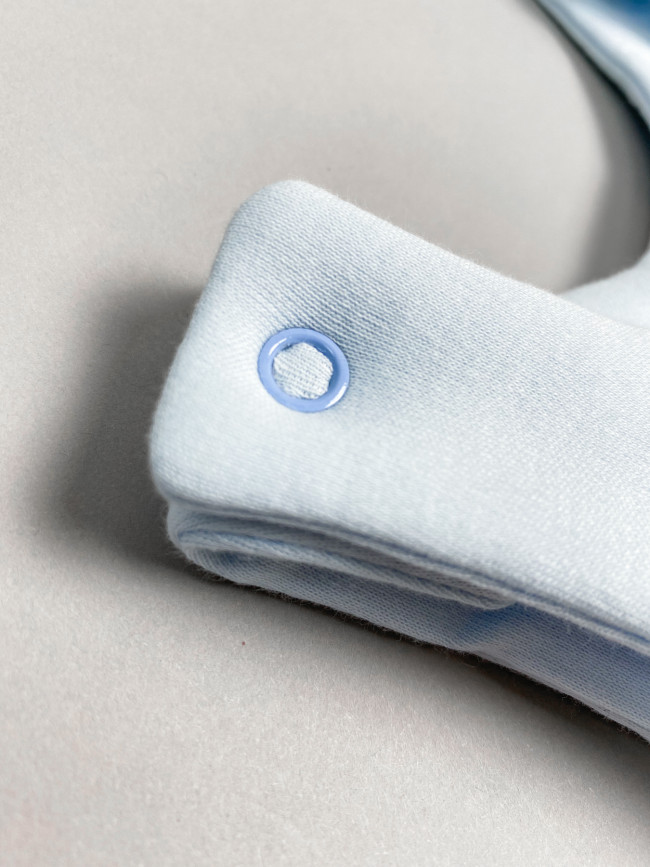 Комплект детский на синтепоне, голубой, Вязаный микс Комплект детский на синтепоне, голубой, Вязаный микс