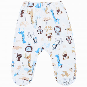 Ползунки детские, голубые, Африка