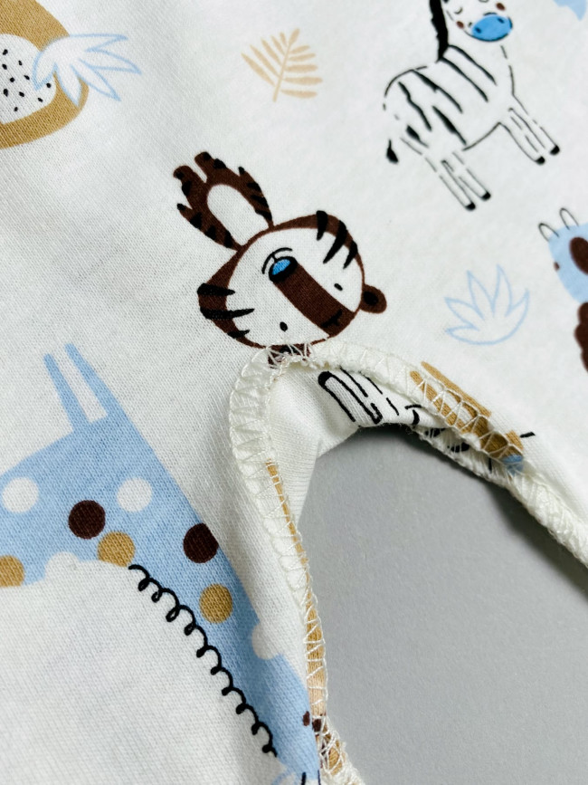 Ползунки детские, голубые, Африка