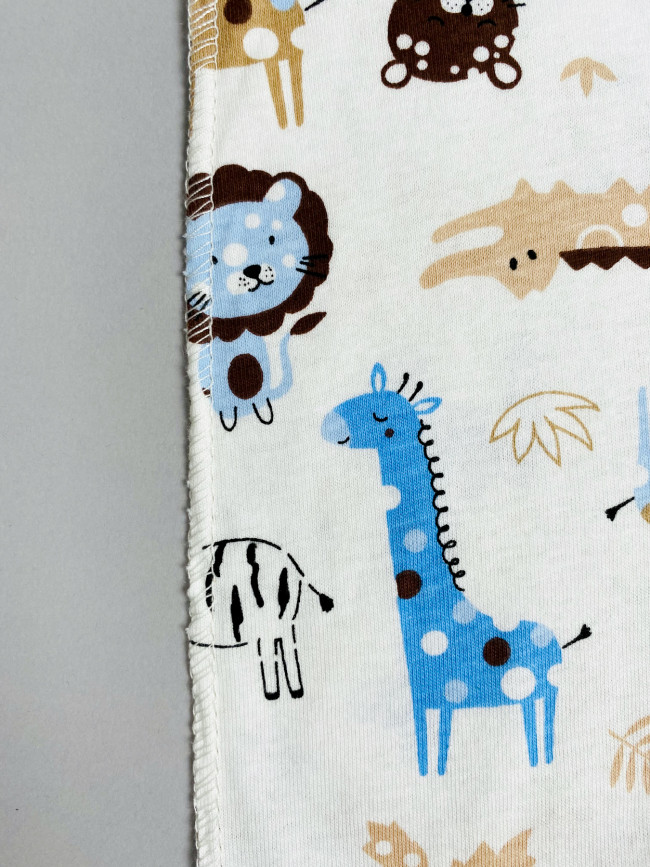 Ползунки детские, голубые, Африка