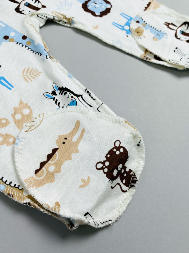 Ползунки детские, голубые, Африка