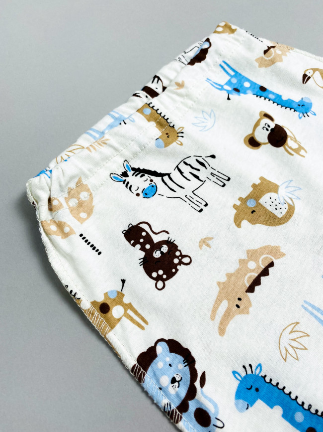 Ползунки детские, голубые, Африка