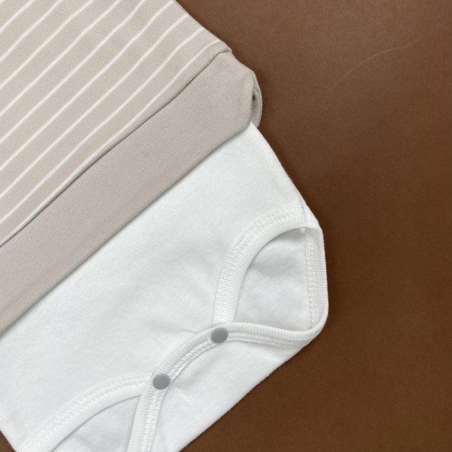 Боди детский, бежевый, Нежная полосочка Боди детский, бежевый, Нежная полосочка