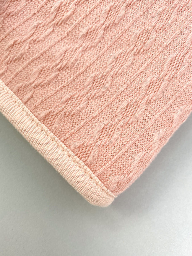 Комплект детский на синтепоне, розовый, Вязаный микс Комплект детский на синтепоне, розовый, Вязаный микс