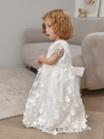 Длинное вечернее белое платье, Фрейзии