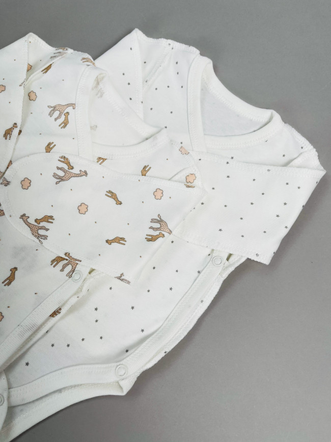 Комплект детских боди с длинным рукавом, Лимпопо, Жирафенок Томка