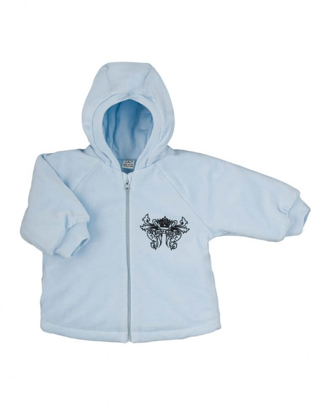 Костюм детский на синтепоне, штанишки и курточка, голубой, Велюр Костюм детский на синтепоне, штанишки и курточка, голубой, Велюр